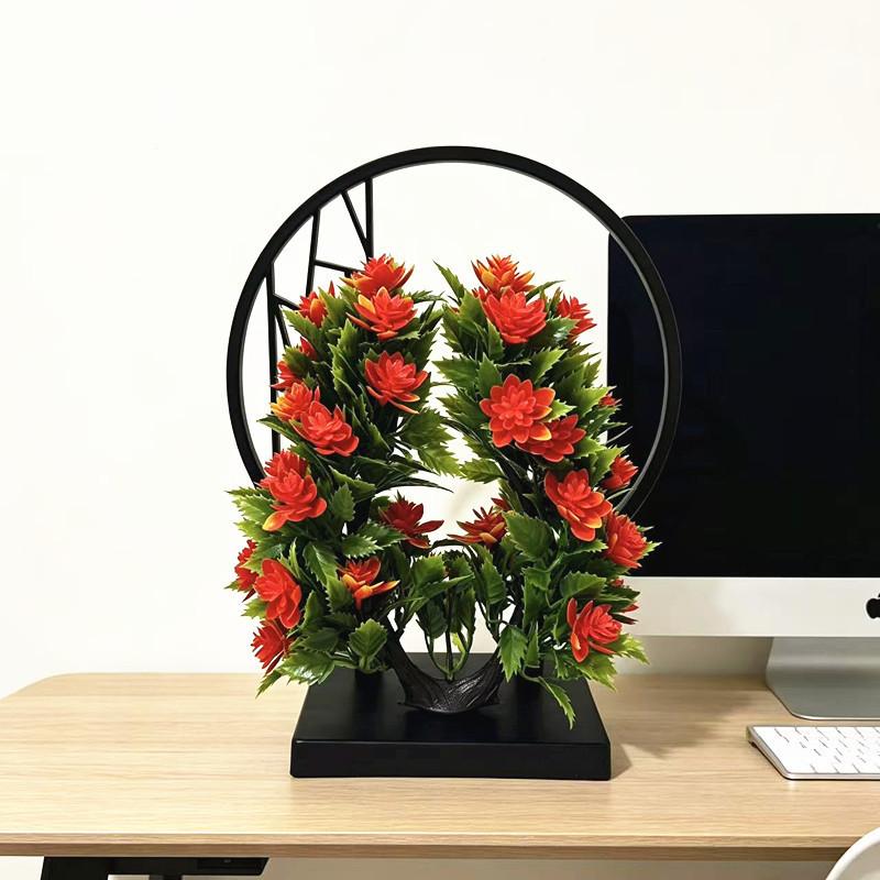 Botanical Garden Lotus Flower Artificial Plant For Home Decor And Photography Props