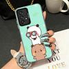 Bubu Dudu Cartoon Cute Shockproof Phone Case for Samsung A17 A16 A15 A14 A37 A57 A36 A56 A26 A35 A55 A25 A34 A54 A24 A13 A23 A33