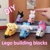Miniature Building Blocks Bike Rides With Cute Characters