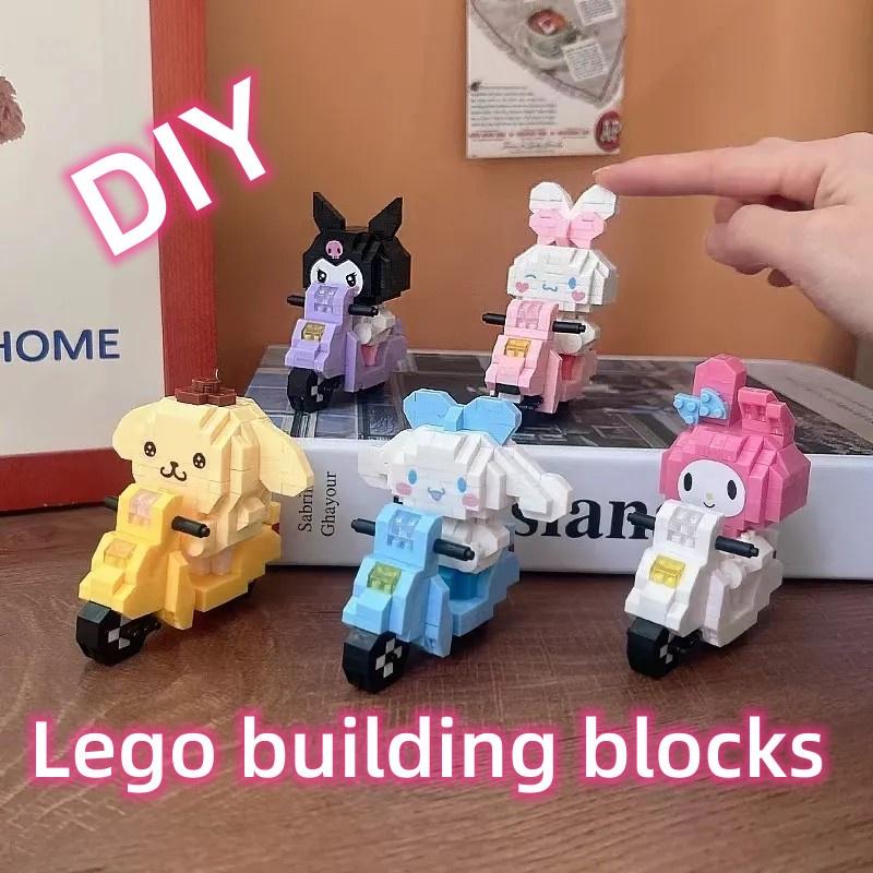 Miniature Building Blocks Bike Rides With Cute Characters