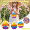 Push  Toy Pendant Bag ,Bubble  Toy Stress Relief Toys For Adult Kids