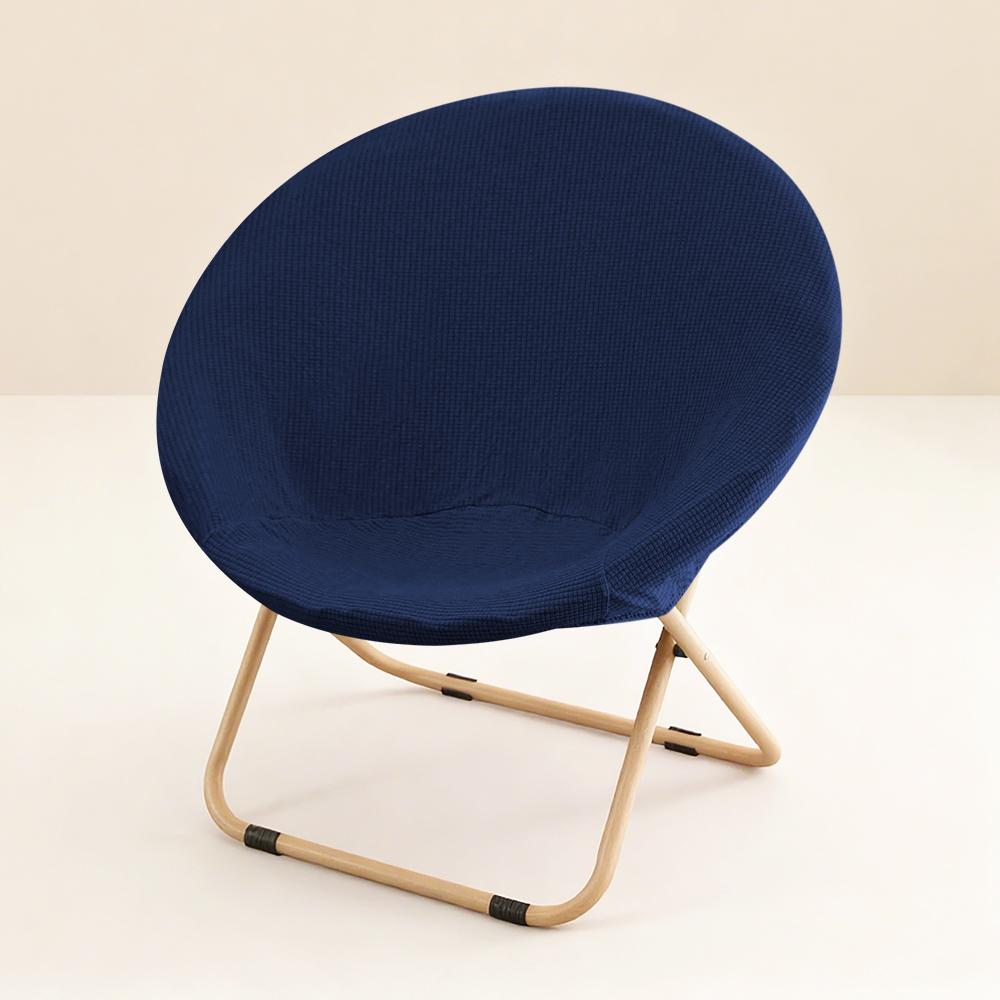 Funda Redonda para Silla Saucer Suave Elástica Funda para Silla Luna para Protección de Muebles Protector para Silla Plegable de Camping para Exteriores