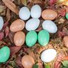 Egg Simulation Wooden Toy Diy Solid Doodle Eggs Decoration Early Education Gift