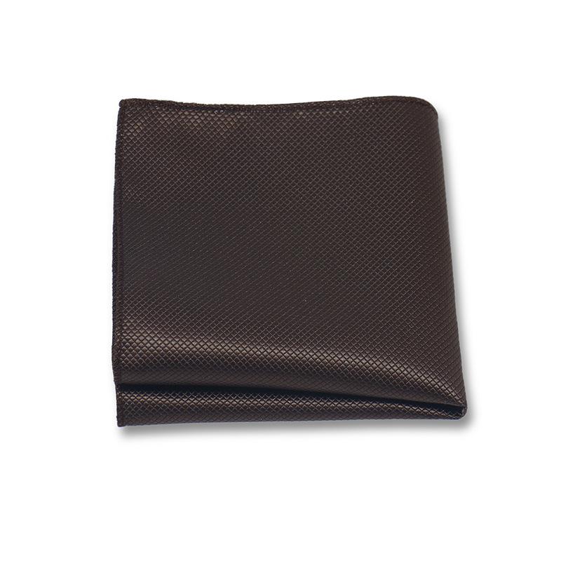 Gestreifte Einstecktuch für Herren - Anzugzubehör aus Polyester-Baumwolle, Taschentuch, Retro-Stil