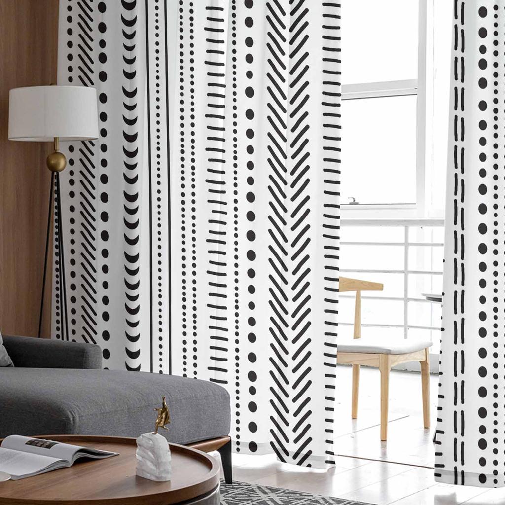 Vintage Bauernhaus Böhmische Textur Fenster Tüll Vorhänge für Wohnzimmer Schlafzimmer Hotel Luxus Dekoration Sheer Vorhänge