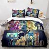 3D Print Fairy Tail Anime Natsu Bedding Set Duvet Cover Bed Set Quilt Cover Pillowcase Comforter king Queen Size Boys Adult
