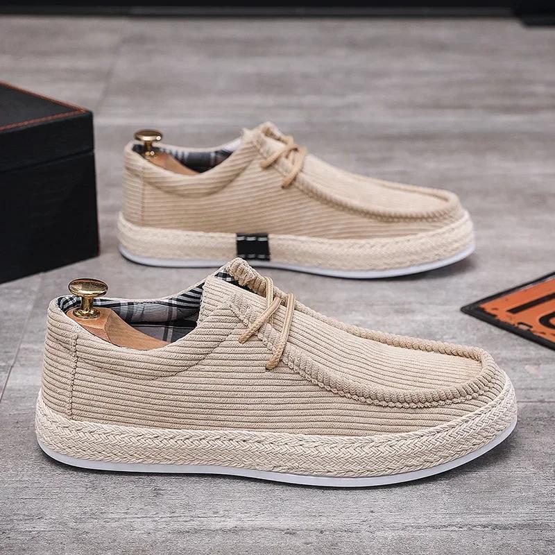 Men's Shoes Summer Breathable Lazy Casual Shoes Versatile Board Shoes Men's Cloth Shoes Sailing Shoes Men Sweat-Absorbant