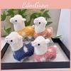 Charming Dot Polka Alpaca Plush Toy Super Soft Stuffed Animal For Keychains Gifts And