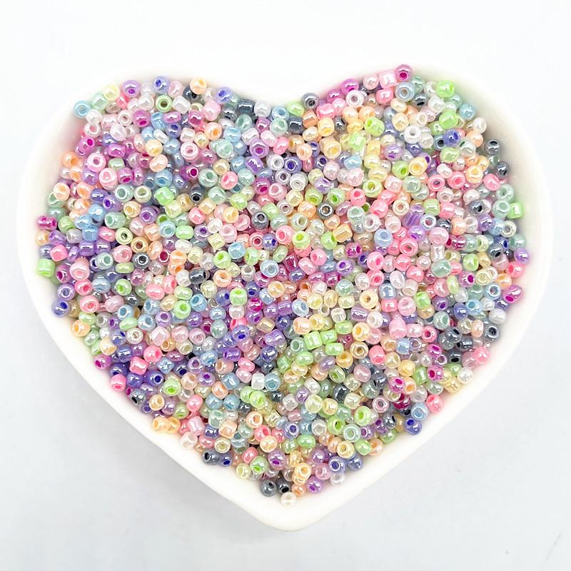 New 15g/lot 4mm Effect of The Cream Charm Czech Glass Seed Beads for Jewelry Making DIY Bracelet Necklace Accessories