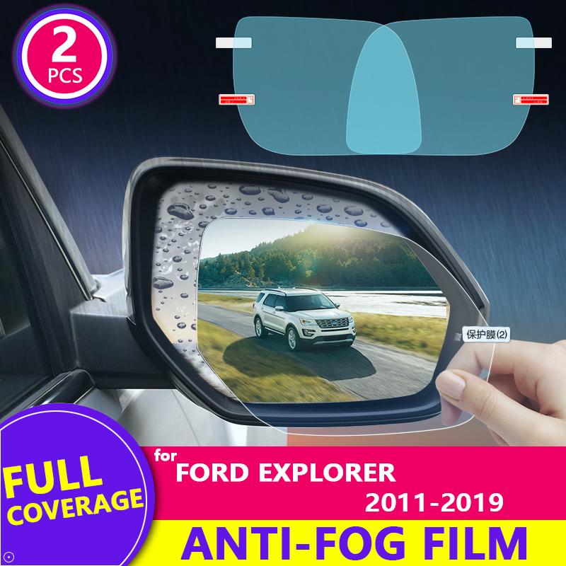 

Для Ford Explorer 2011-2015 2016 2017 2018 зеркальная пленка HD противотуманная непромокаемая наклейка на авто зеркало автомобиля