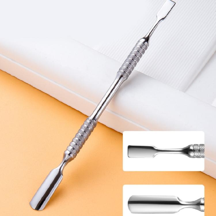 Cuticle Pusher Stainless Steel Nail Polishs Remover Metal Spatula Cuticle Pusher