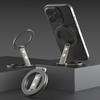 2025 Double Sided MagSafe Phone Stand Magnetic Phone Ring Holder Kickstand Magnet Grip for iPhone 15 16 Android Gym Car Holder