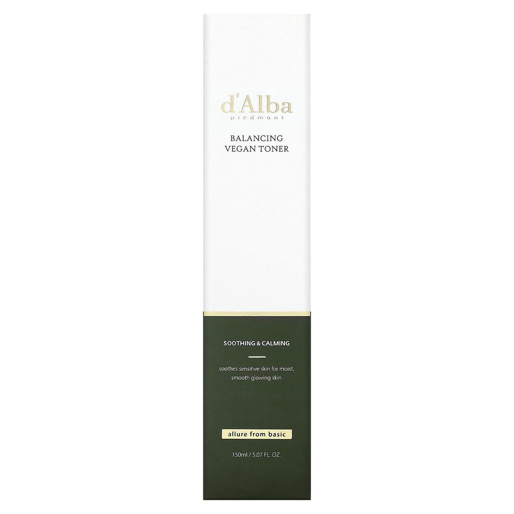 d'Alba Ausgleichender veganer Toner, 5,07 fl oz (150 ml)