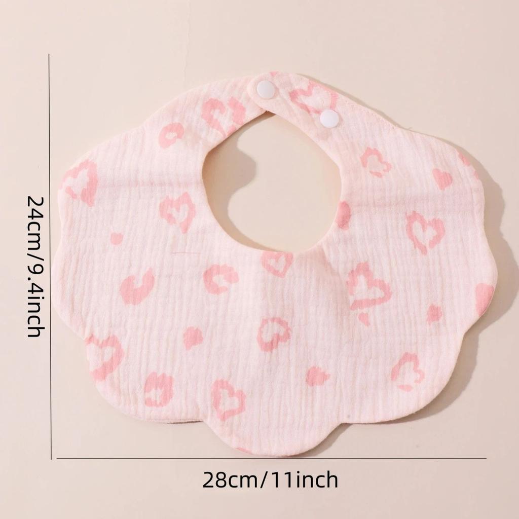 1 Stück Baumwolle Weiche Baby-Lätzchen Einfarbige Kleinkind-Lätzchen Neugeborenen-Spucktücher Bandana-Schal für Kinder Jungen Mädchen Fütterungs-Speichelhandtuch