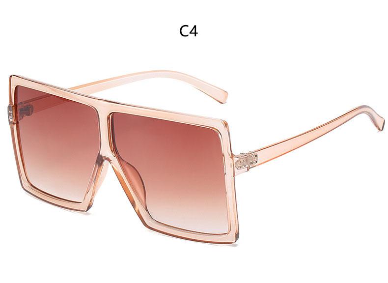 Designer Retro Premium Extra Large Square Shaped Sunglasses Women Timeless Popular Large Frame Sunglasses Black Stt Eyewear UV 400 Protection
