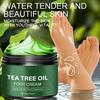 Foot Cream with Tea Tree Oil Fast Absorbing Non-Greasy Foot Moisturizer for Dry Rough Heels And Feet Soften Calluses Hydrate And Renew Daily Foot Care