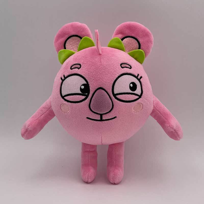 24cm Dětská Zoo Plyšové Hračky Kreslená Kočka Nosorožec Ježek Anime Měkká Plyšová Zvířátka Panenka Hračky s Dětskými Písničkami Dětské Děti Narozeninové Dárky