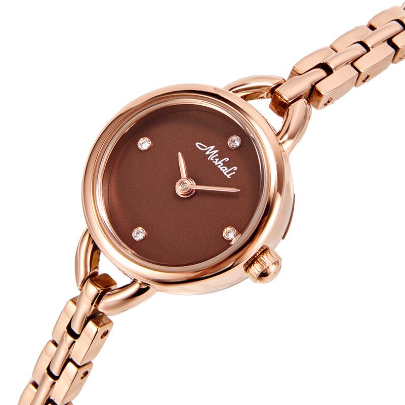 Watch Women'S Simple Style Temperament Light Luxury Small Dial Women'S Watch Women'S Exquisite Small Round Watch