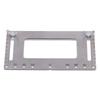 Cabinet Hardware Jig Stainless Steel Furniture Handle Punch Locator with Adjustable Screw Silver