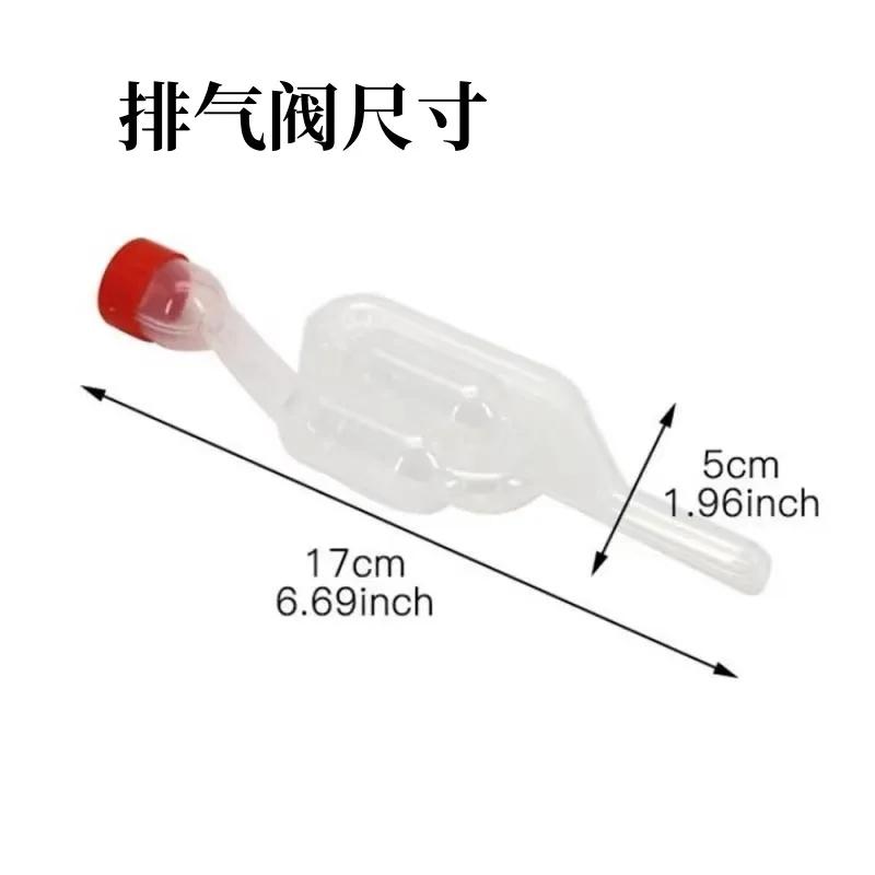 1/3/5 PCSHomebrew Wine Fermentation Air Lock Plastic Bubble Grommet One-Way Exhaust Water Seal Valve Reusable Beer Tool Airlock