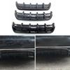 Universal Car Rear Bumper Body Kit Shark Chin Spoiler Diffuser Trim Cover Black