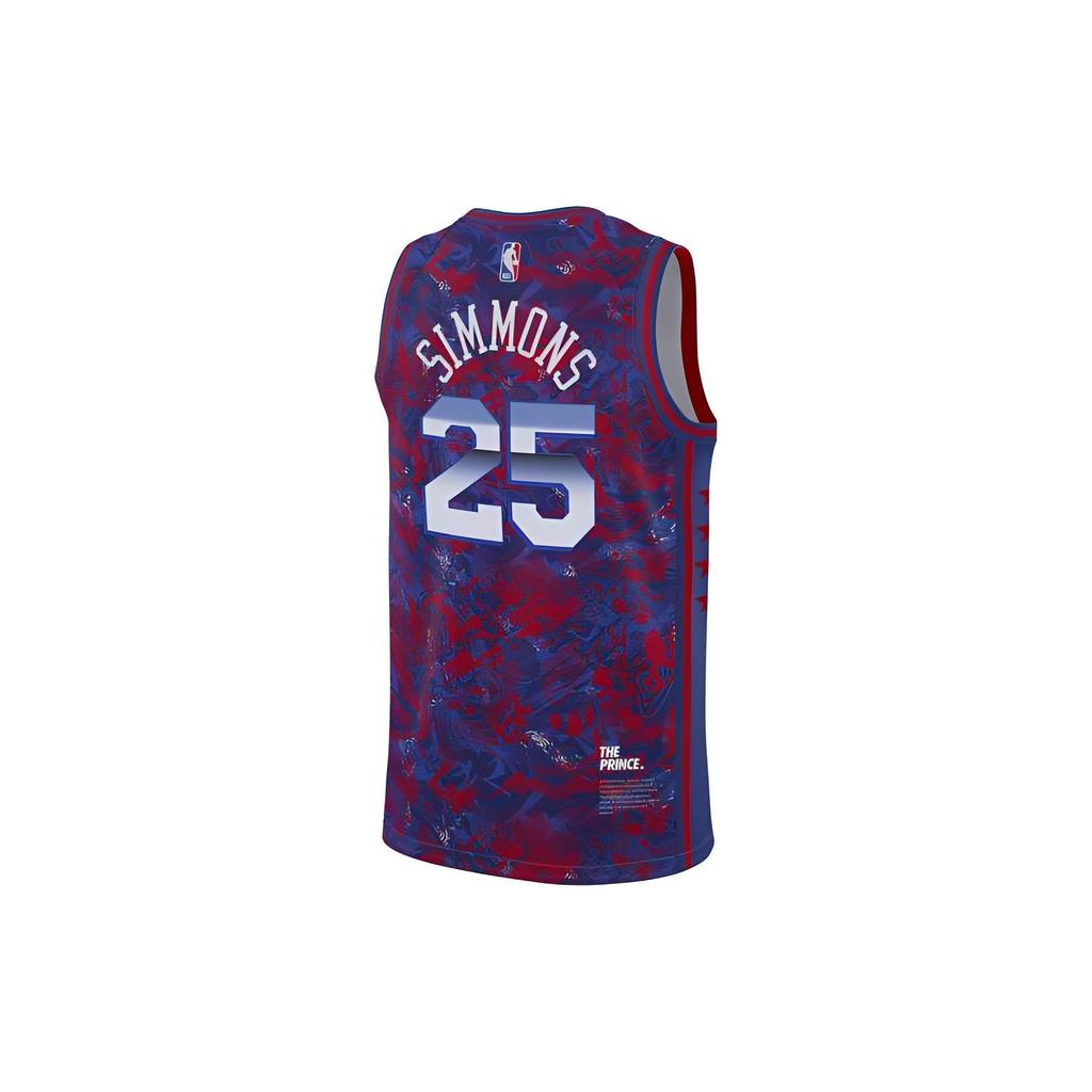 Nike Nba Swingman Fan Edition 76ers Simmons 25 Jersey Men jerseys Purple DA6952-657