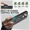 Magnetic for Magsafe Mag Safe iPhone 16 Pro Max Plus Case with Sensitive Camera Control Capture Button Translucent Matte Black Phone Cover Accessories