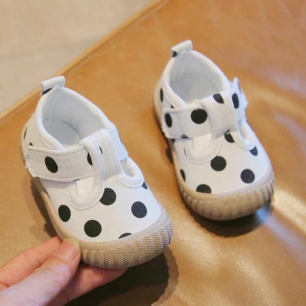 New Spring Baby Girl Shoes Kids Autumn Canvas Shoes Children Casual Sneakers Korean Cartoon Bear Style Kids First Walkers