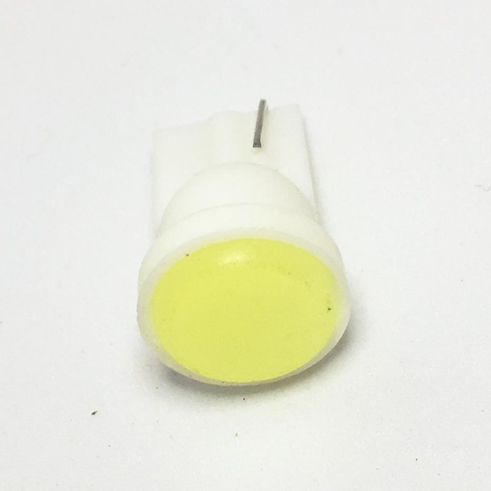 10pc T10 W5W led Car White Trunk light Wedge Side Bulb Car led Ceramic License plate lamp 194 168 COB LED parking lights 12V Bulbs 7