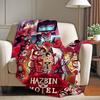 Anime H Hazbin H Hotel Blanket Soft and Skin Friendly For Couch Bed Napping Bedspread All Seasons Comforter