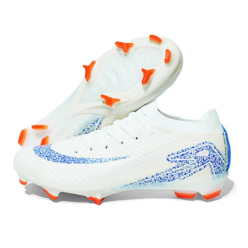 Unisex Low-Top AG Long Studs Football Boots for Outdoor Grass & TF Turf, Professional Quality.