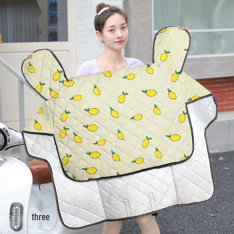 Electric Motorcycle Windshield Sunshade & Cover - Waterproof, Windproof, for All Seasons