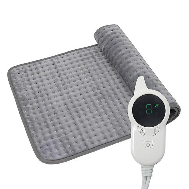 

Electric Heating Mat 9 Gear Adjustable Gray 100W Crystal Super Soft 60x30cm 150cm Heating Line EU Plug 30/45/60/90 Minutes серый