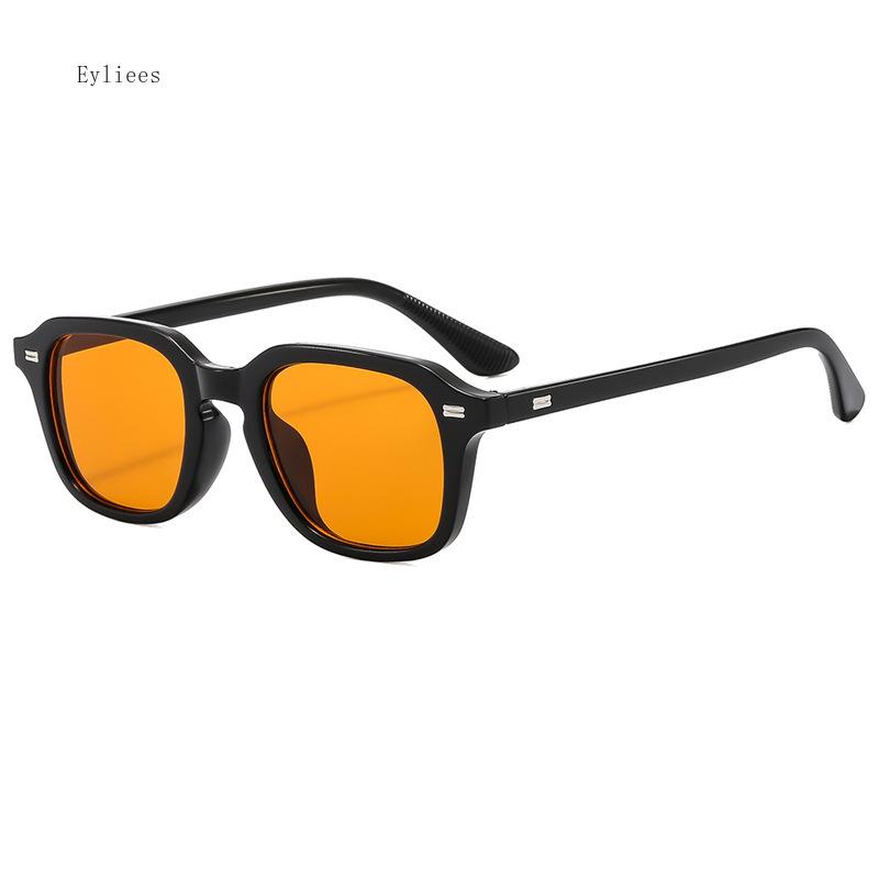 New Elliptical Frame Sunglasses European and American Square Small Frame Minimalist Glasses Fashionable and Versatile