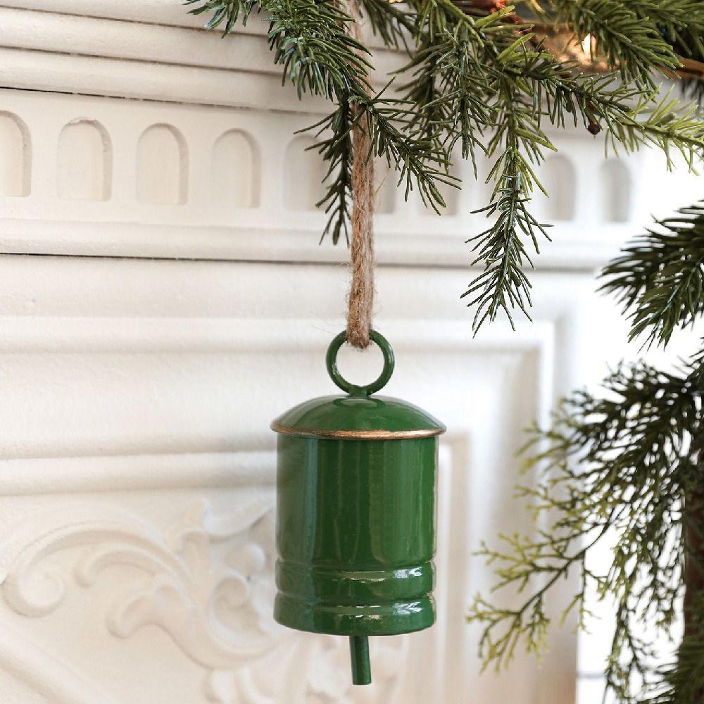 Exquisite Christmas Bell Pendant Creative Metal Hanging Bells Christams Cow Bells Home Door Decor