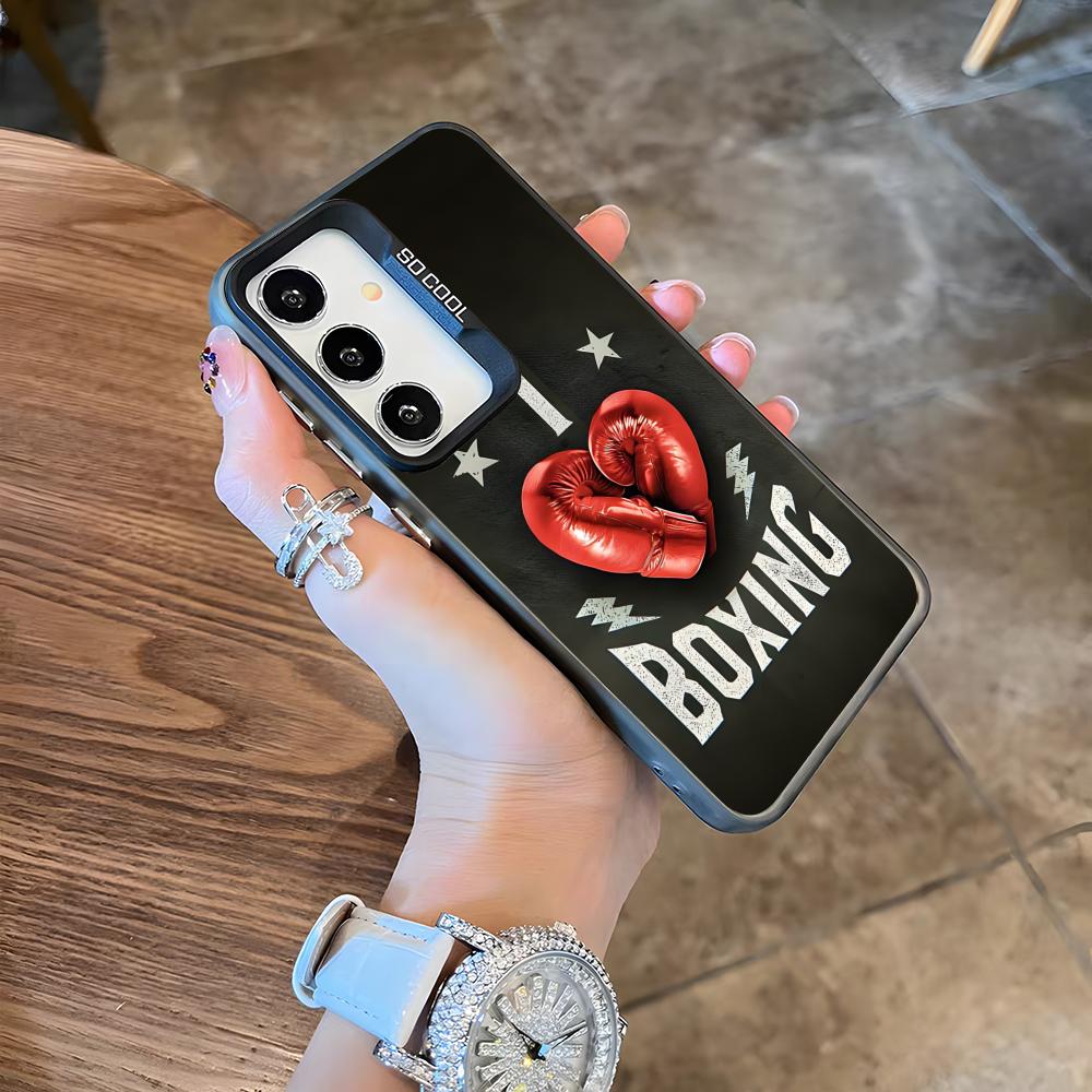 Boxing Gloves Phone Case For Samsung A25 A33 5G A54 A36 A35 A56 A52 A14 Shockproof Colorful Cover