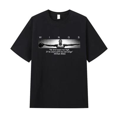 Summer Men's T-shirt High Quality Cotton Short-sleeved Print T-shirt Women's T-shirt Fashion Sports Shirt Casual Jogging Top