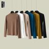 Women's Waffle Knit Merino Fleece Long Sleeve Mock Neck Ruffle Trim Thermal Base Layer Top L-3XL