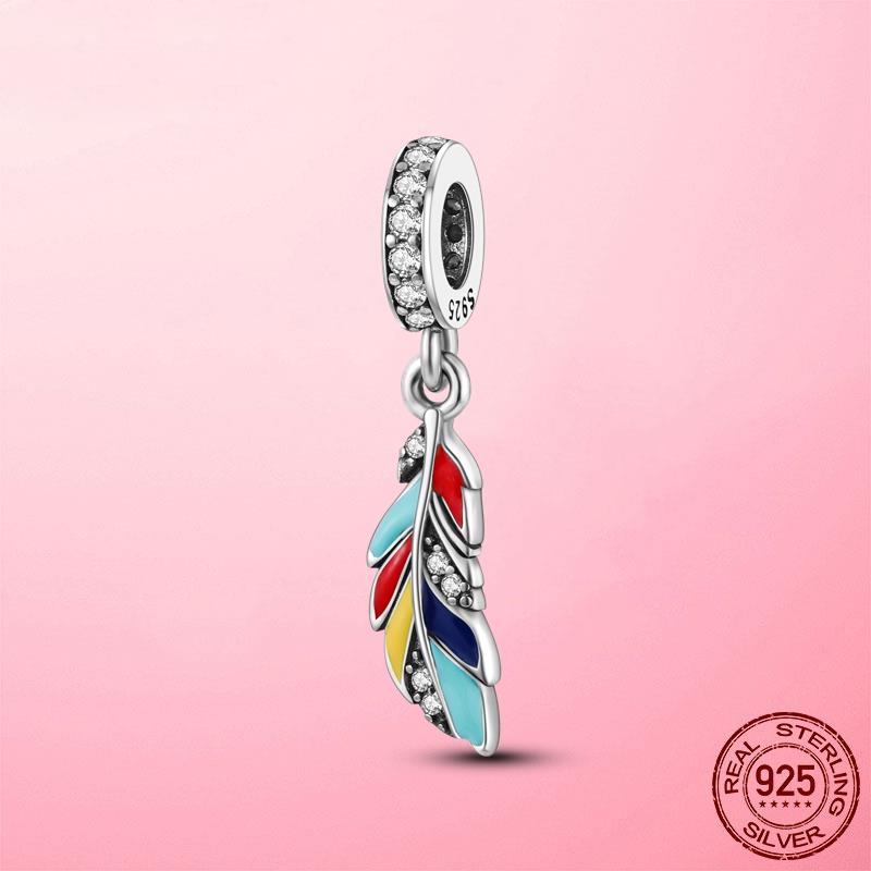 HOT SALE 925 Silver Sparkling Family Tree Dangle Charms Beads Fit Original Women Bracelet Pendant Necklace  Jewelry