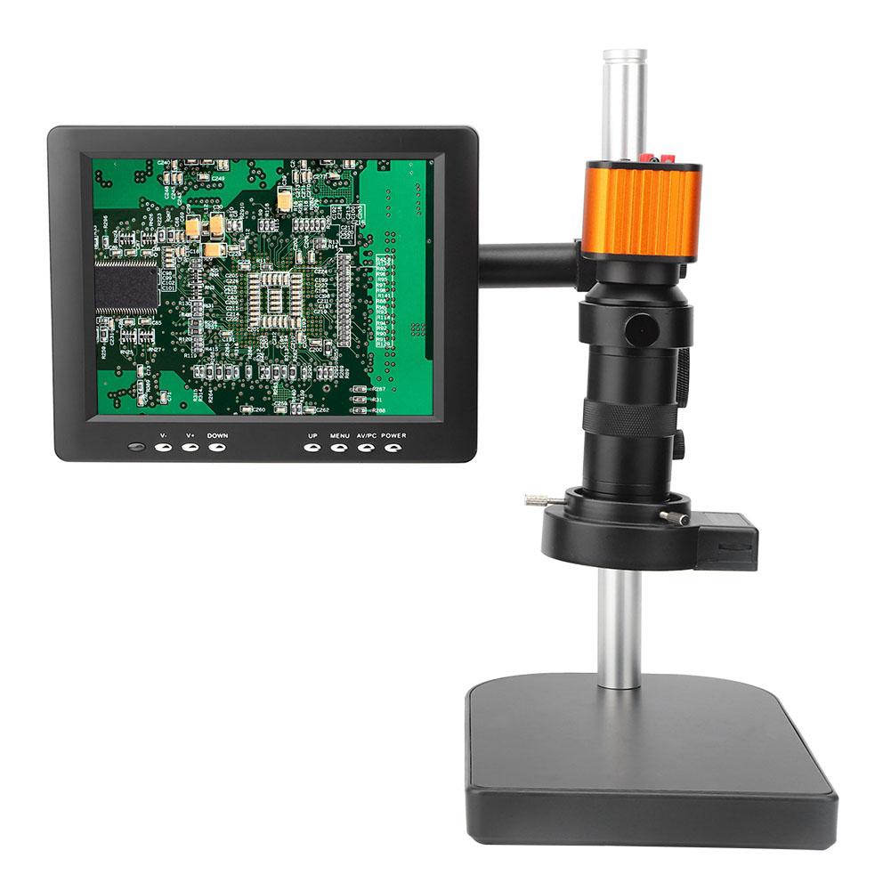 

100X Digital Industrial Microscope Phone Maintenance CCD with Display Camera