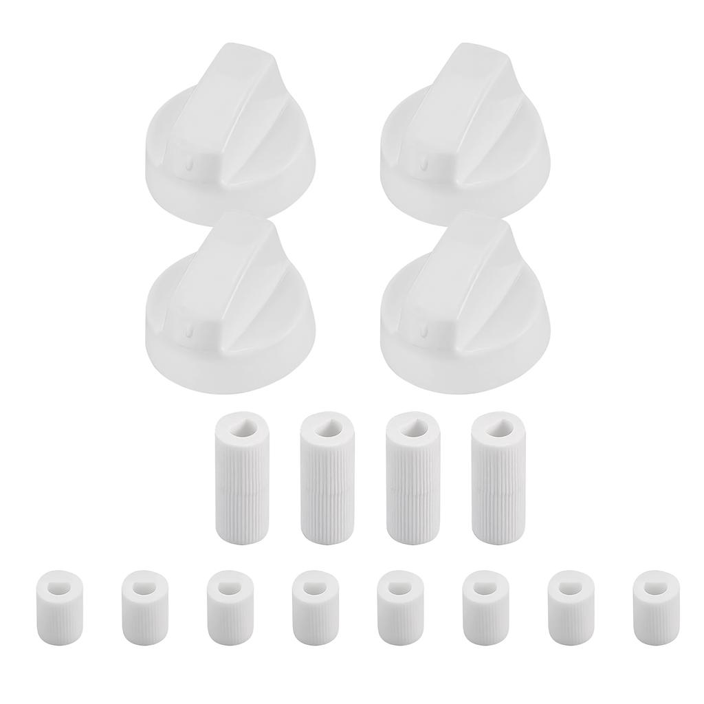 4Pcs Replacement Switc H Knob Plastic Knob Gas Stove Control Knob General Range Oven Knob Cooker Hob Knob For Benchtop Burner