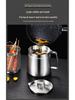 304 Stainless Steel Oil Filter Pot with Screen - Large Capacity Oil Storage & Residue Filtering Bottle