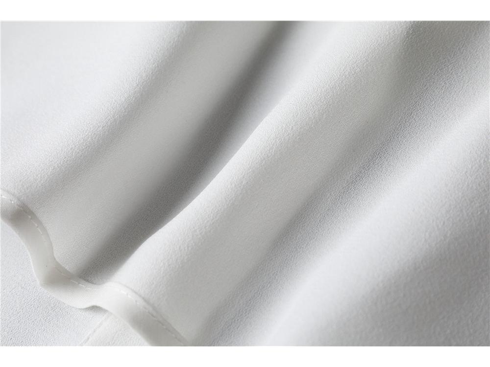 New Fall/Winter Crochet Lace Chiffon Shirt Dickey with Turn-Down Collar