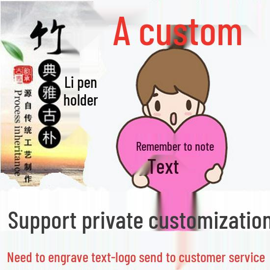 Bamboo Multifunctional Pen Holder - Creative Desk Ornament for Students and Business Gifts