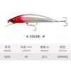 ABS Lure Fishing Bait Long-Cast Sinking Minnow Artificial Hard Bait 263g/90mm Freshwater Sea Shore Fishing Snakehead