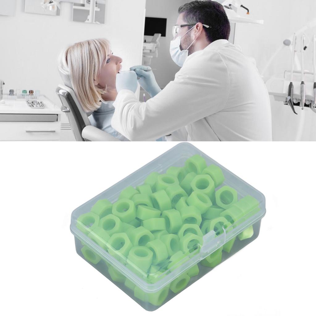 100 шт. Стоматологічні кільця Силіконові кольорові Кільця для інструментів для ідентифікації інструментів