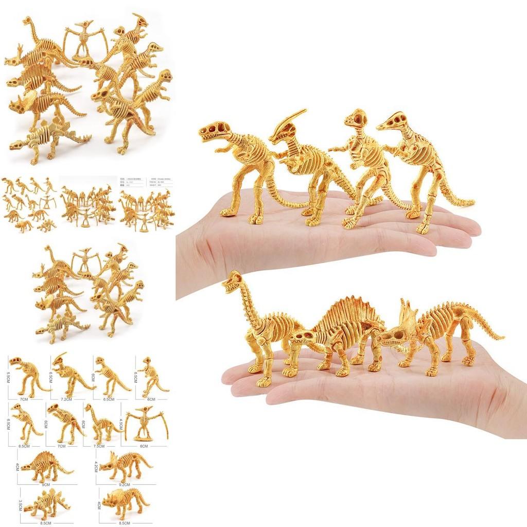Captivating Pvc Dinosaur Skeleton Models Set Of 12 Realistic Figures For Interactive Learning And Imaginative Adventures