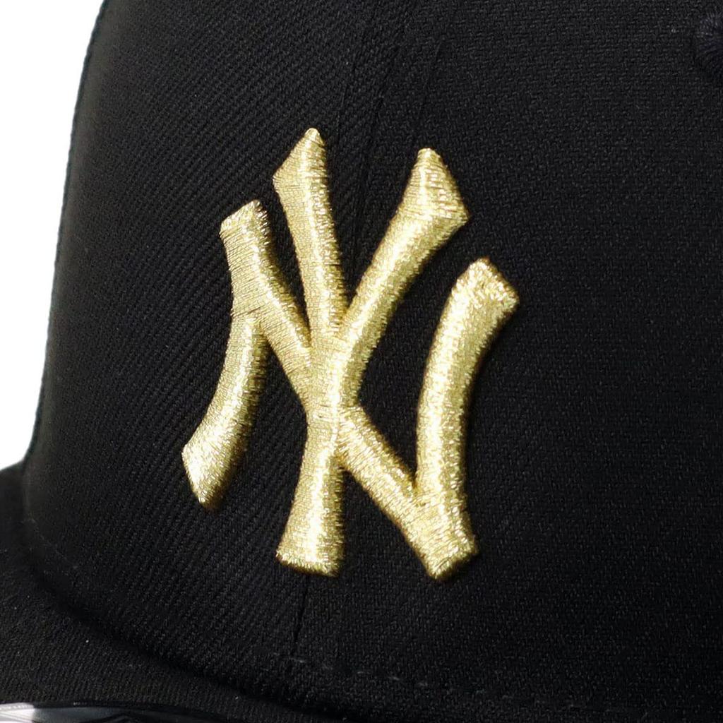 New Era Kids Cap Child9FIFTY Hat MLB NY BlackGold CHILD50-54cm CHILD 950 NEYYAN BLK MGLD 25J