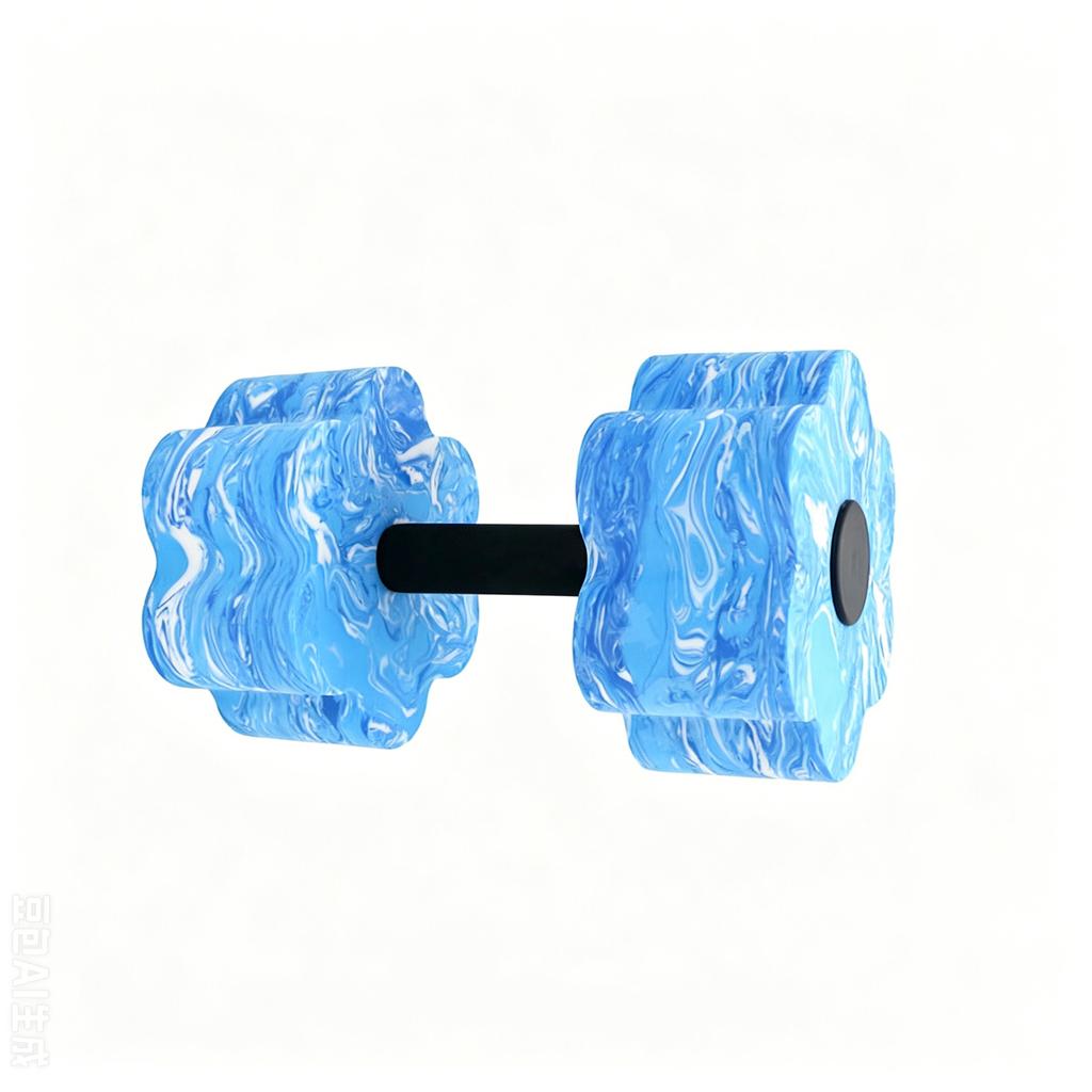EVA Flower Shaped Resistance Water Dumbbell for Fitness Water Aerobics and Strength Training Lightweight Floating Design