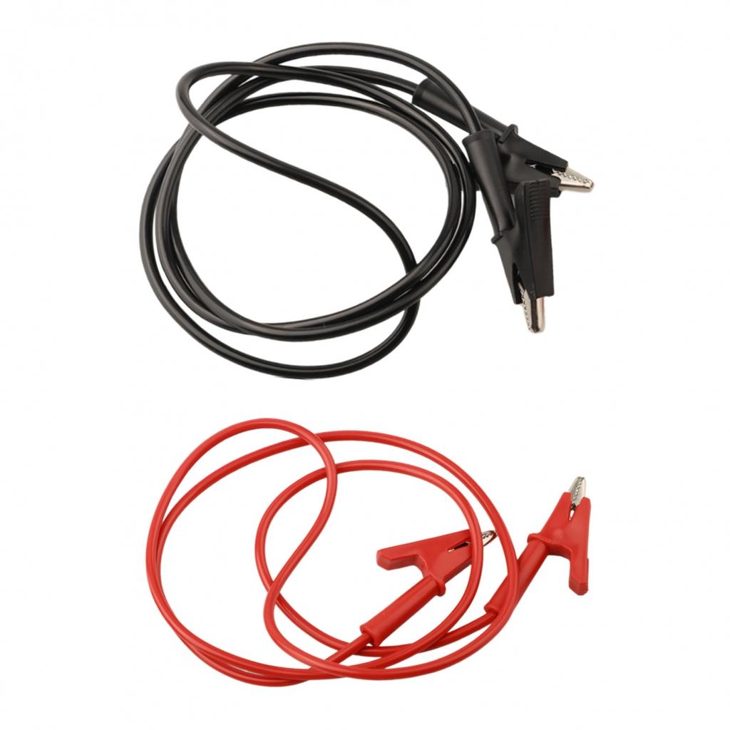 Rubber Insulation Cover 1000V 15A Test Leads Crocodile Clips Test Leads